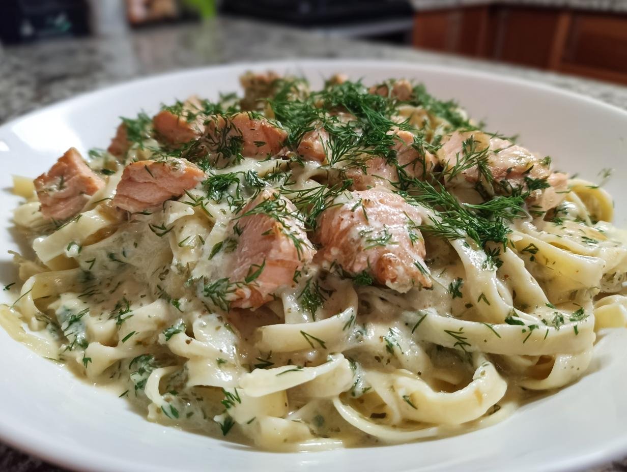 Bandnudeln mit Lachs: Blitzschnell & Lecker!