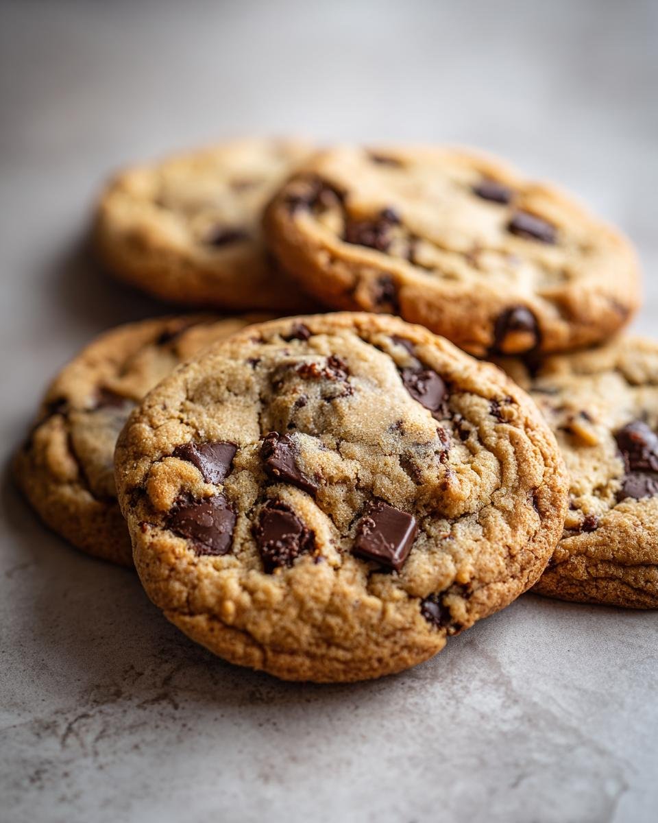 Close-up of homemade Haselnusskekse mit Schokolade, showcasing the chocolate chunks and cookie texture.