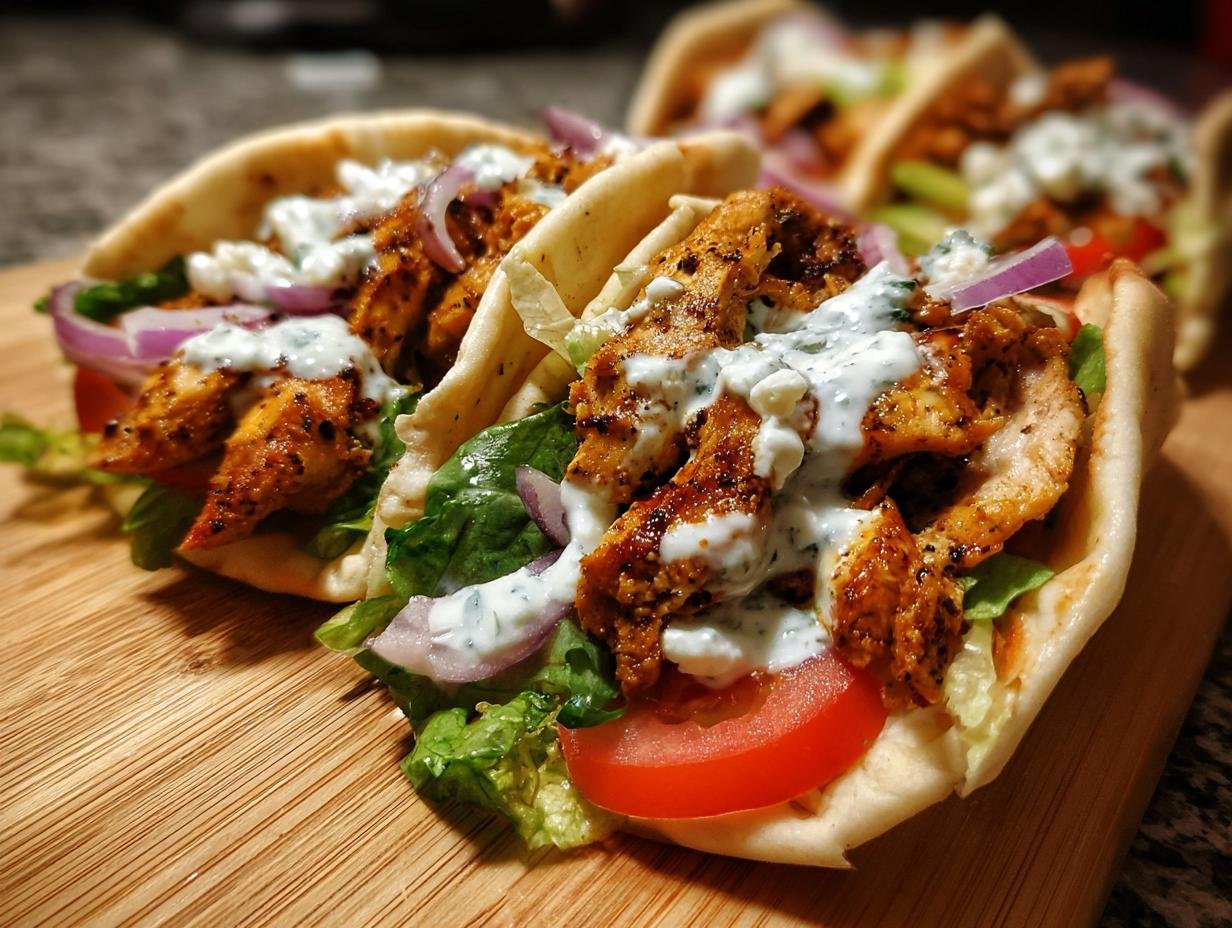 *Blitzschnelles Mediterranes Hähnchen-Gyros: 15 Min*