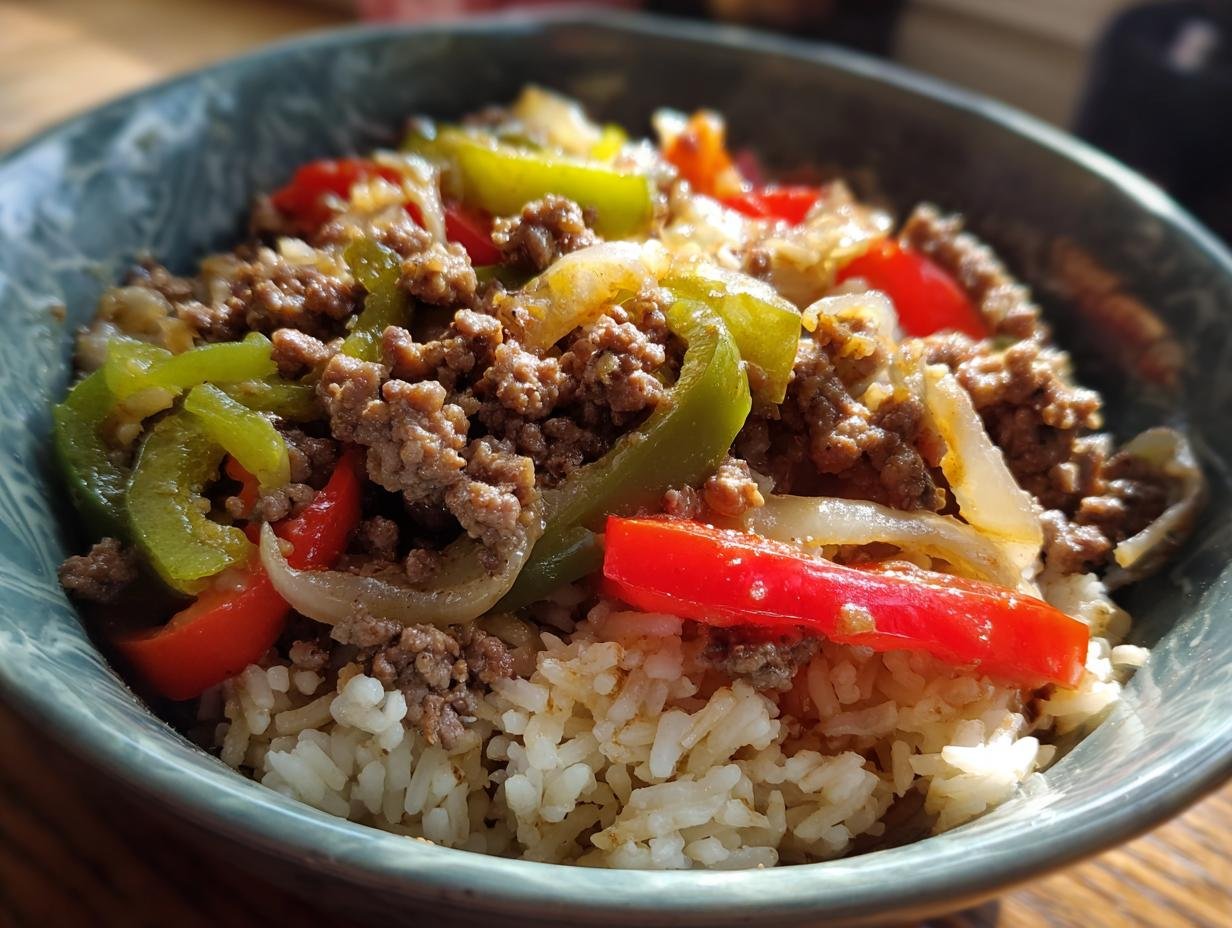 Philly Cheesesteak Bowls: 1 Genuss