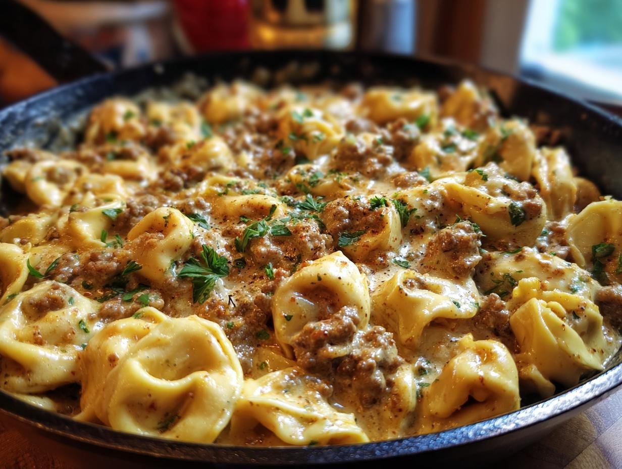 Cremige Tortellini-Pfanne: 1 Blitz-Rezept