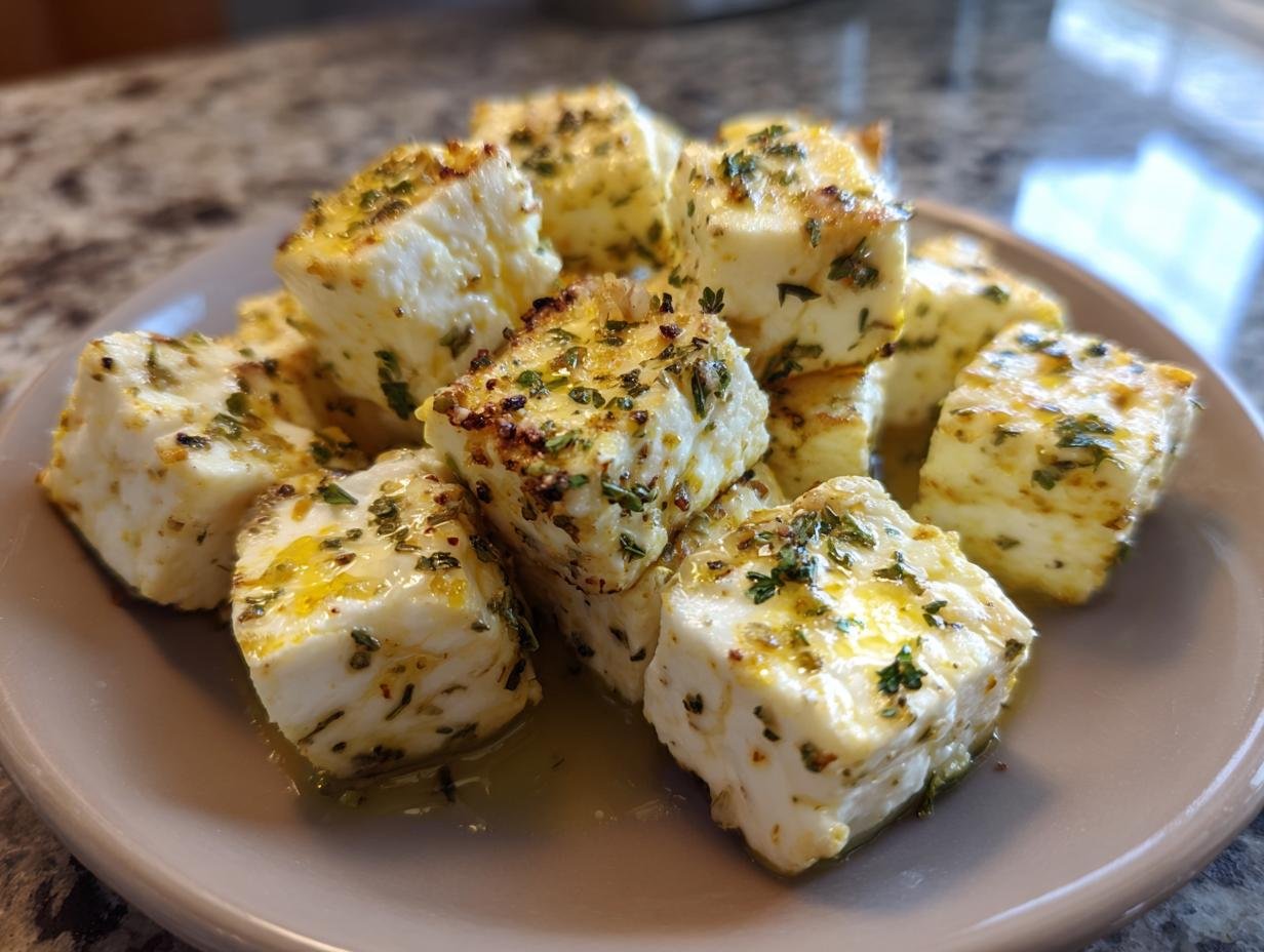 Blitzschnelle Feta-Häppchen aus der Heißluftfritteuse