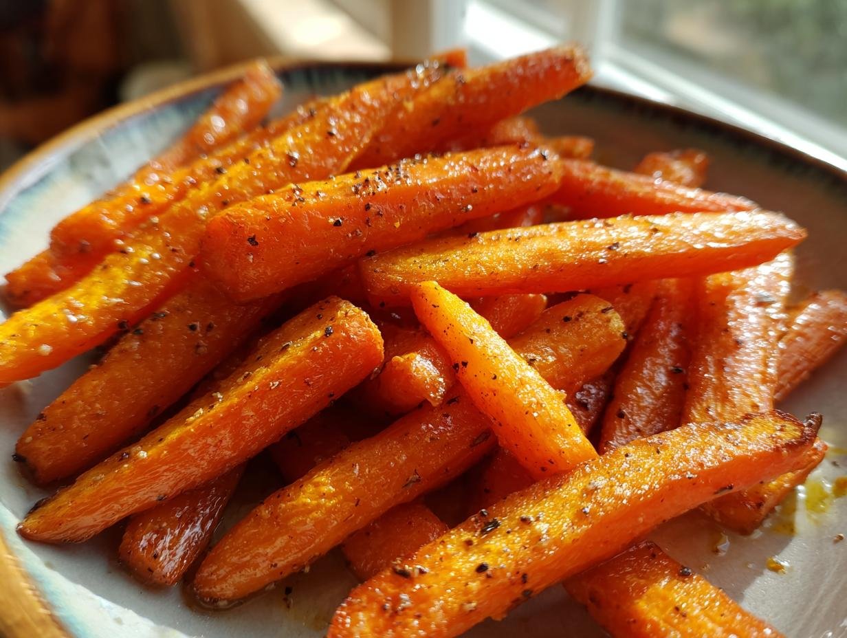 Blitzschnelle Geröstete Karotten aus dem Airfryer: 15 Min