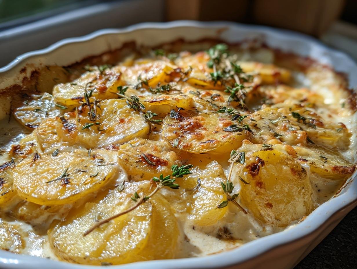 Himmlische Kartoffeln in Knoblauch Sahnesauce: 1 Traum