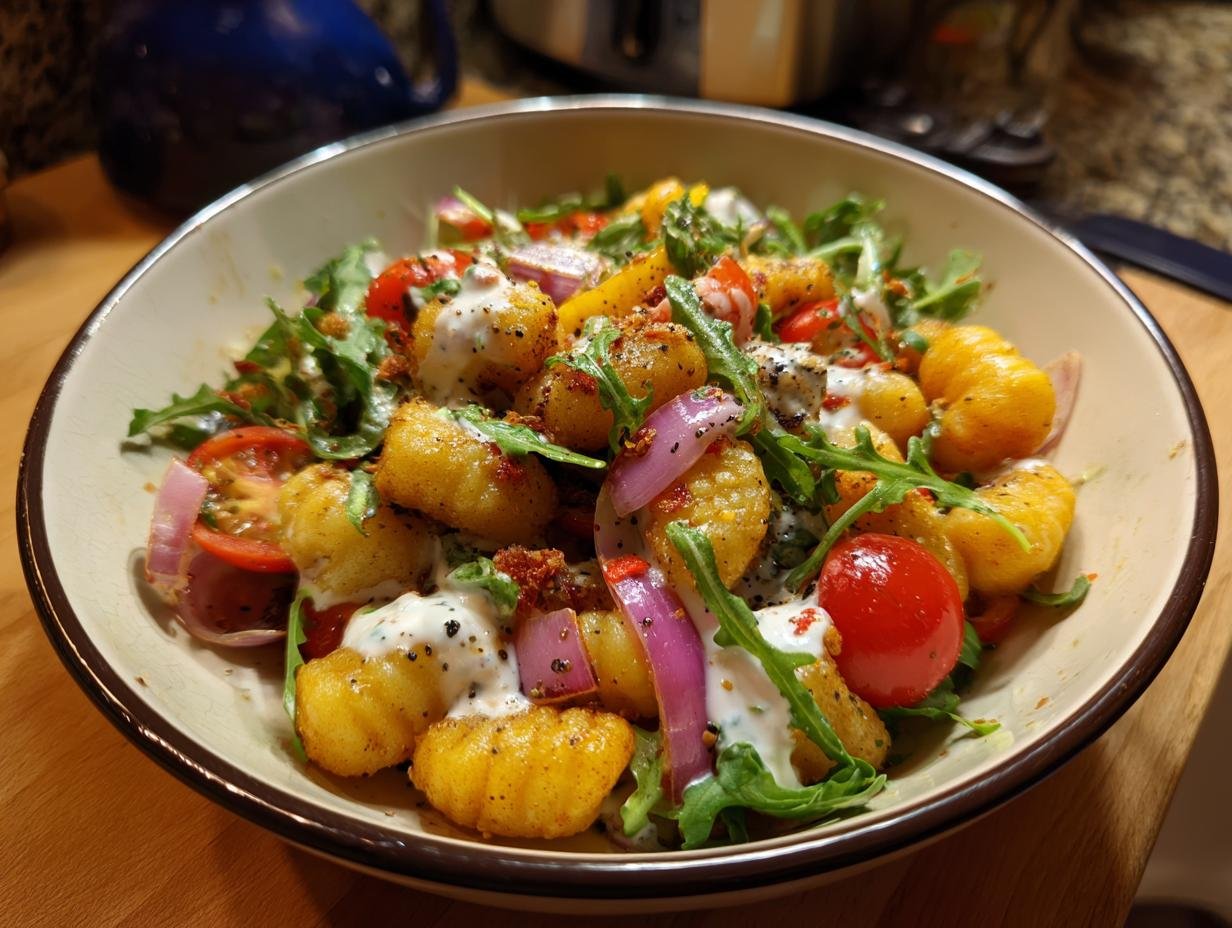 Knuspriger Gnocchi-Salat: 25 Min. Genuss
