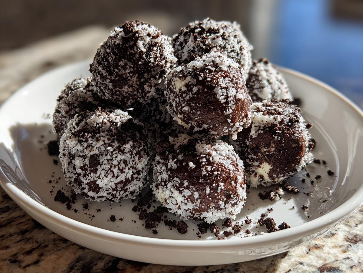 Oreo-Frischkäse-Protein-Bällchen: 15 Min Genuss
