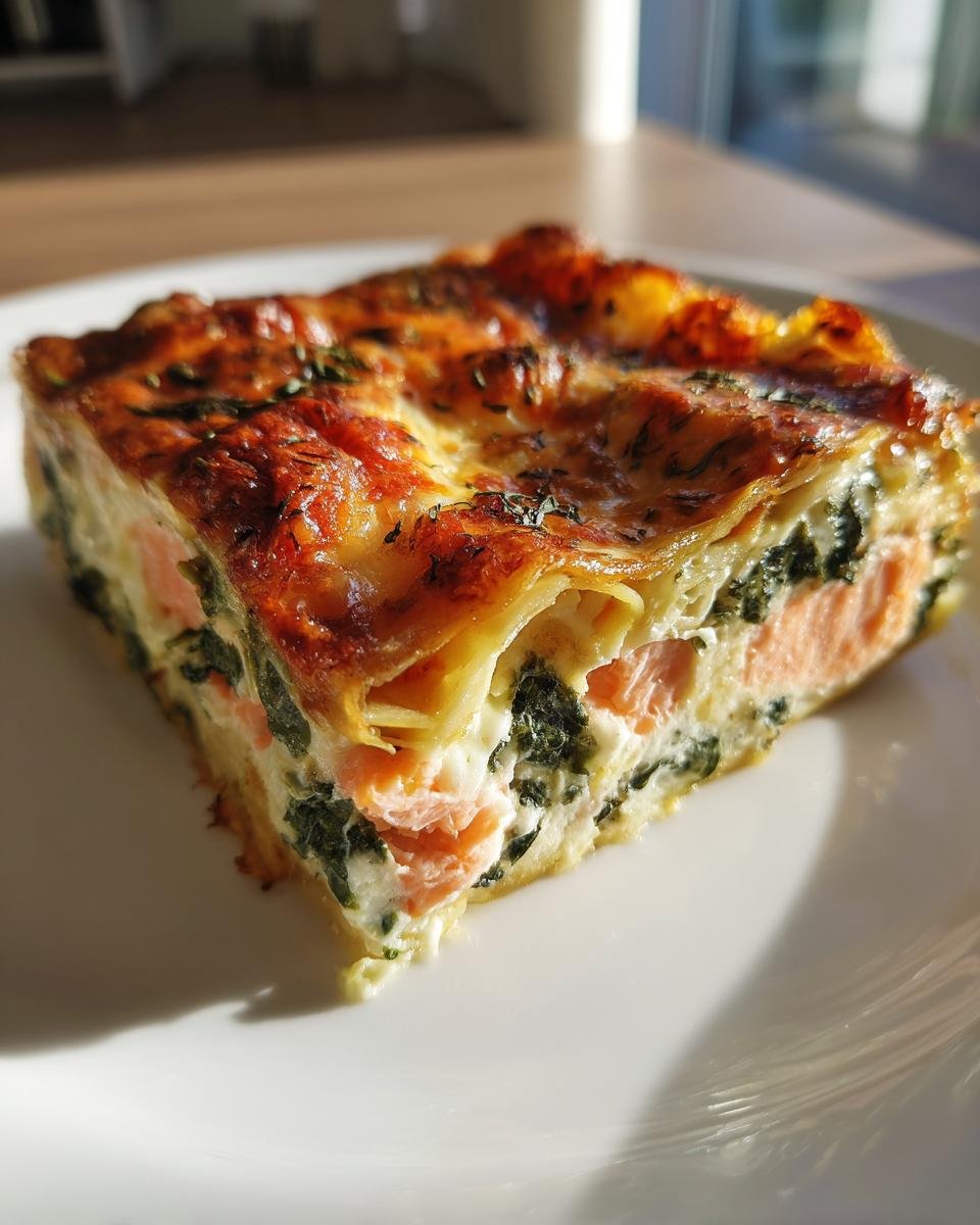 Lachs-Spinat-Lasagne mit Sahnesoße – Cremiger Genuss - Other 2
