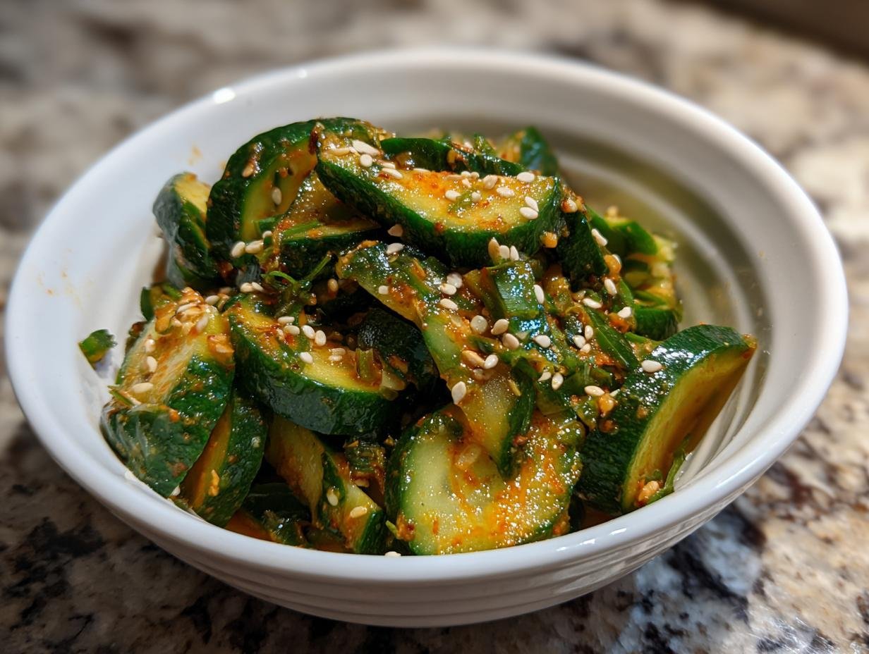 15 Minuten Asiatischer Gurkensalat erfrischt jeden Tag