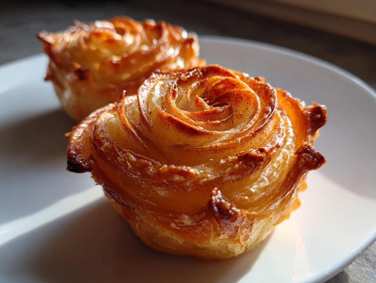 Geniale Blätterteig-Apfelrosen in 60 Min