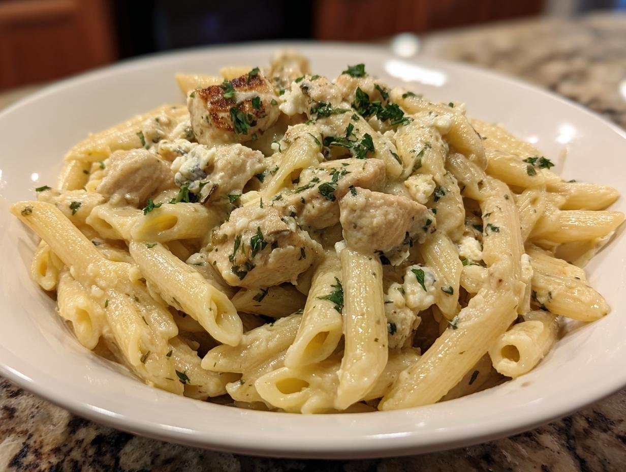 Fantastisch Creamy Chicken Feta Pasta 40 Min