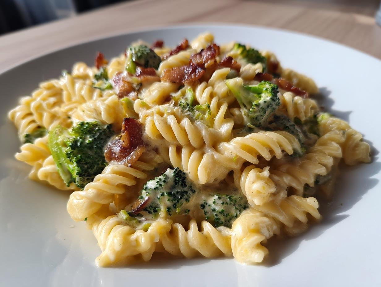 Genial Cremige Brokkoli Bacon Nudelpfanne 35 Min