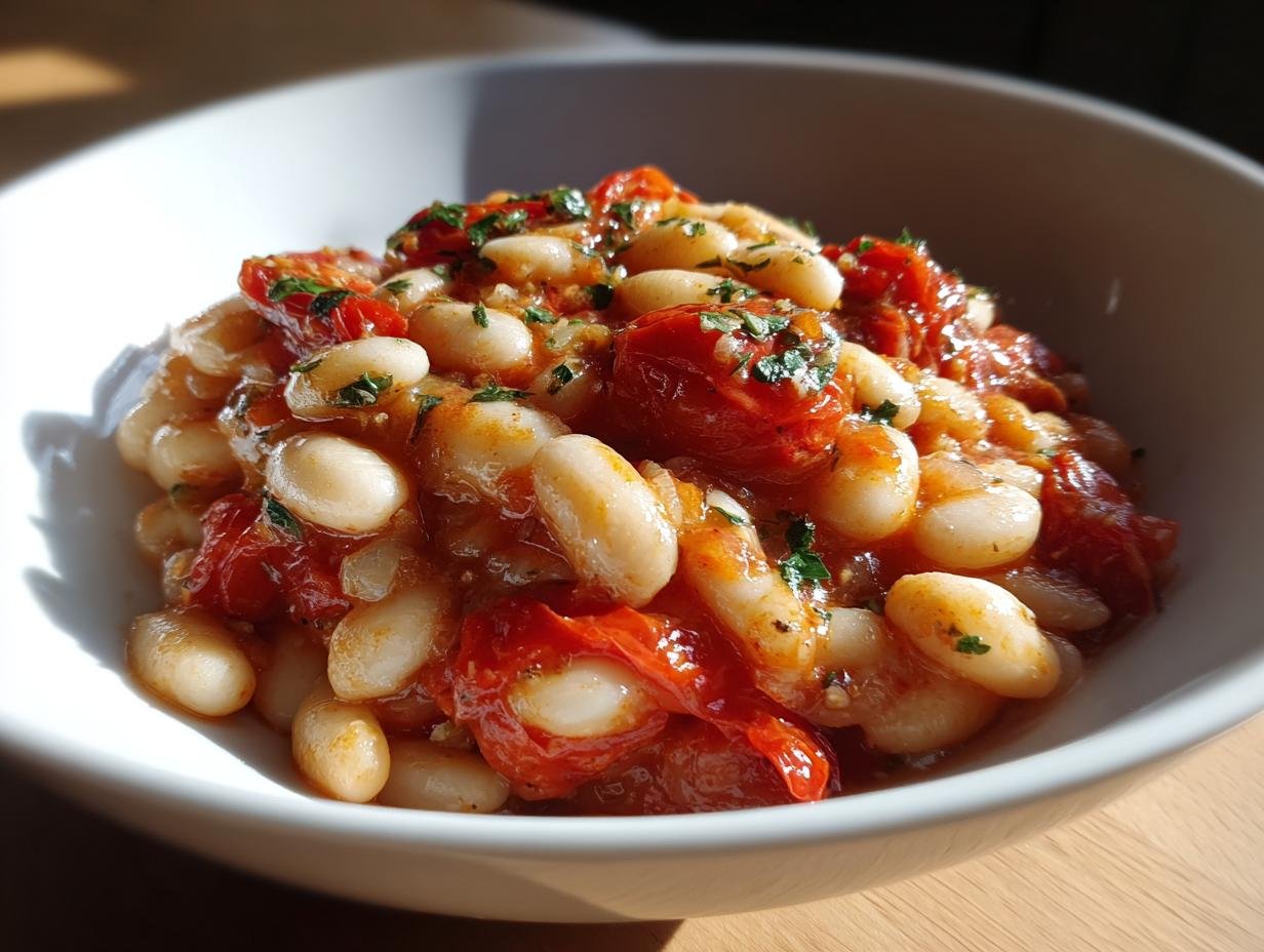 Cremige Tomaten-Bohnen-Pfanne: 1 Trick gegen Matsch
