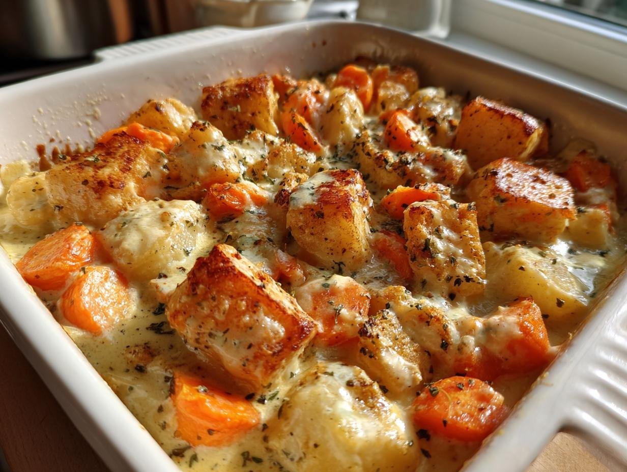 Fantastisch Cremiges Kohlrabi-Möhren-Ofengemüse in 50 Min