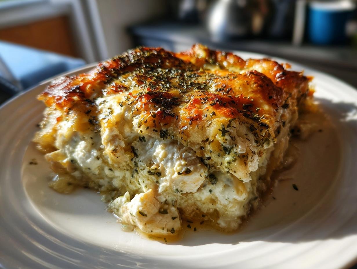 Dump-und-Bake Hähnchen Tzatziki Auflauf 10 Min