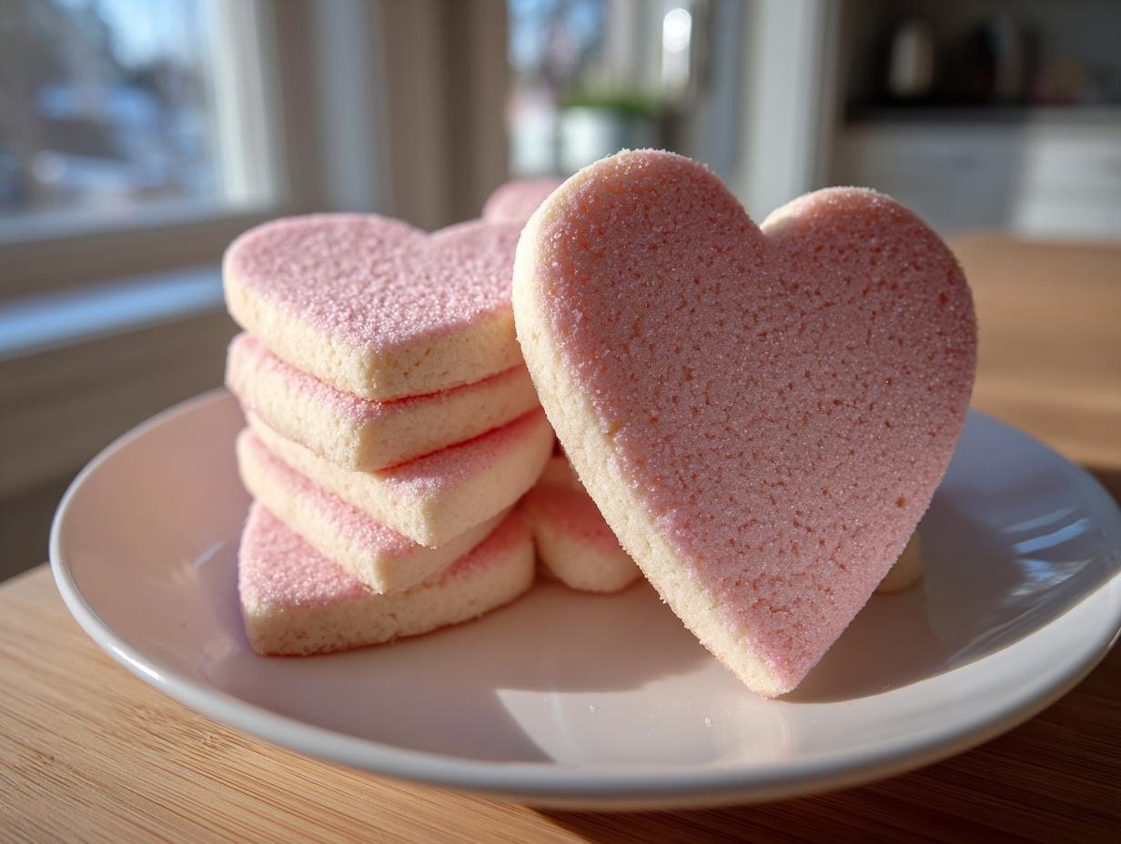 Macht 180 kcal Erdbeer Keksherzen Glück