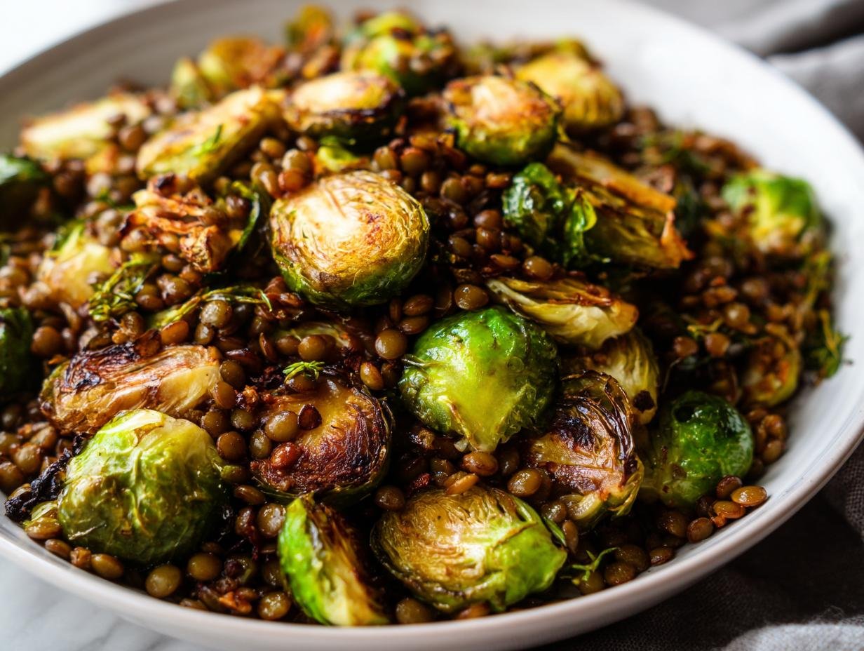 Gebratener Rosenkohl mit Berglinsen Perfektion 30 Min