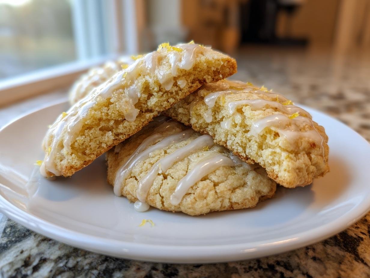 Rezept für weiche Zitronenkekse: 1 Trick