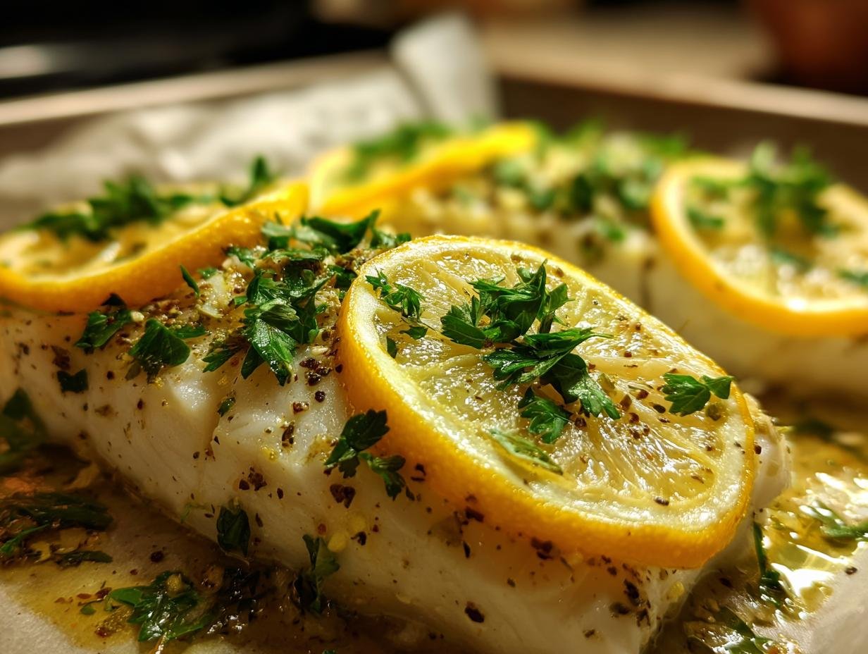 Saftiges Zitronen-Fischfilet: 12 Minuten Traum