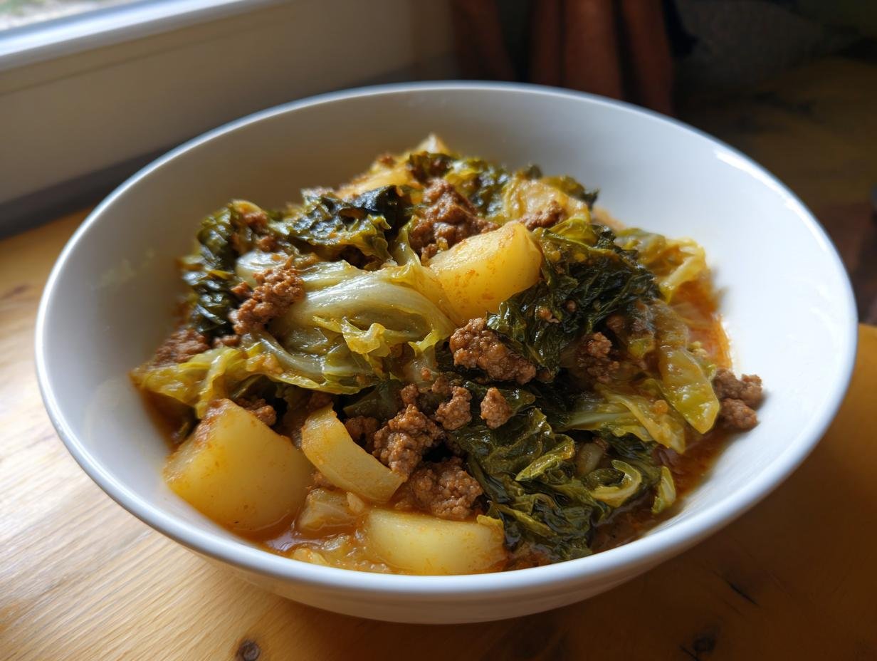 Wirsingeintopf mit Kartoffeln und Hackfleisch: 1 Hit