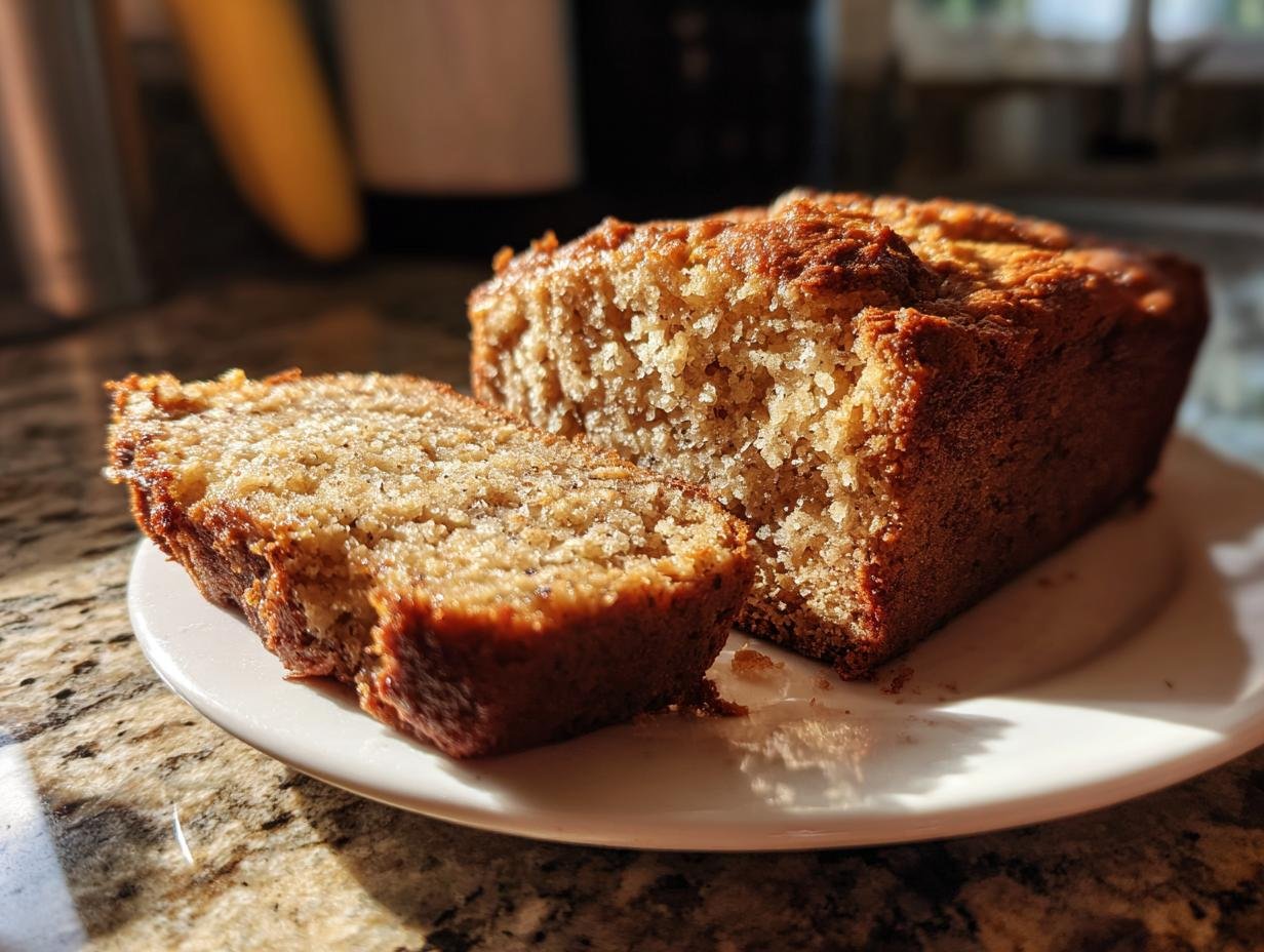 130 kcal Bananenbrot kalorienarm & zuckerfrei Rezept