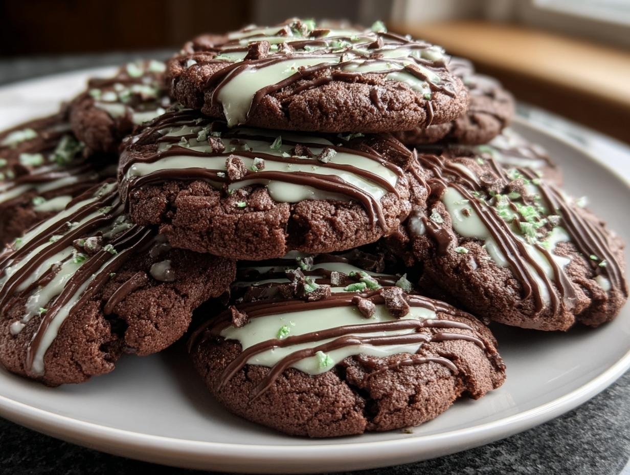 Einfach 1 Chocolate Mint Cookies Rezept