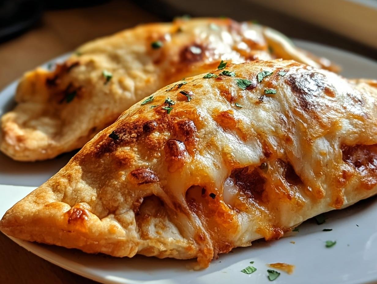 5 Hausgemachte einfache Käse Pizzataschen