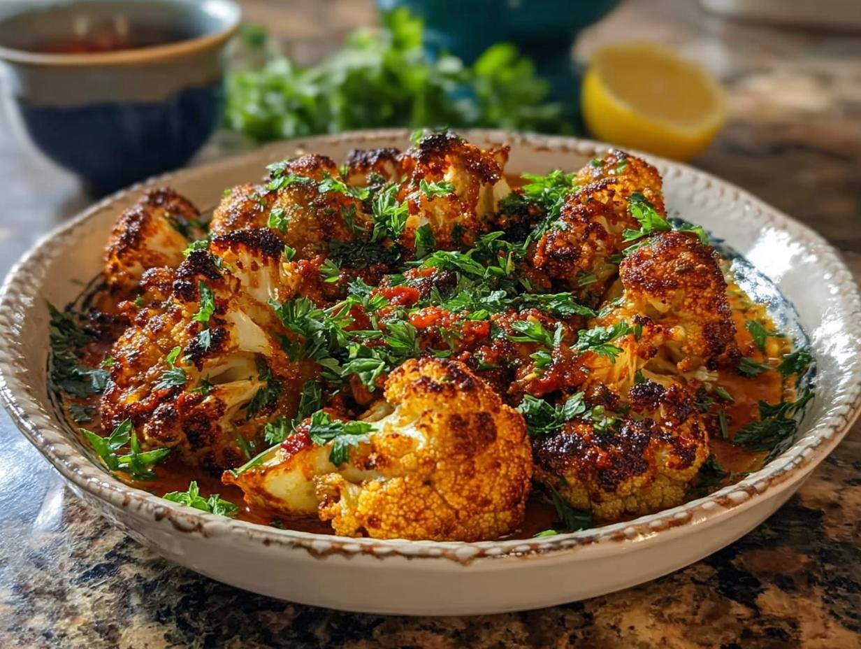 Genial 1 Marokkanischer Blumenkohl aus dem Backofen