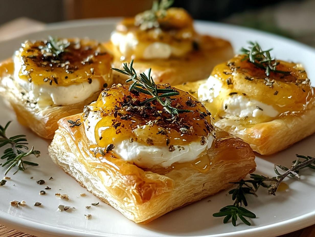 Tolle 5 Min Ziegenkäse und Honig Häppchen