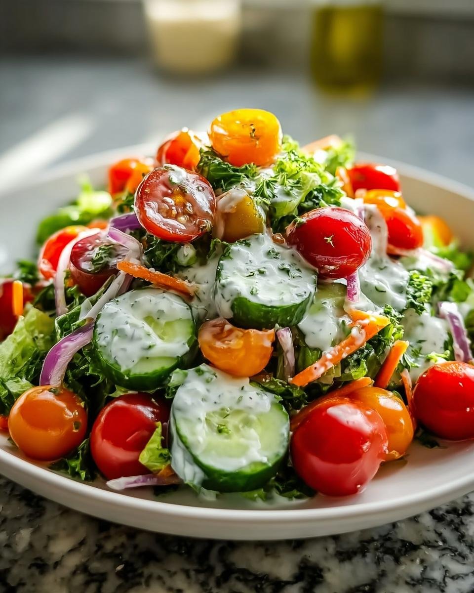 Bunter Crunch-Salat mit Joghurtdressing - Other 3