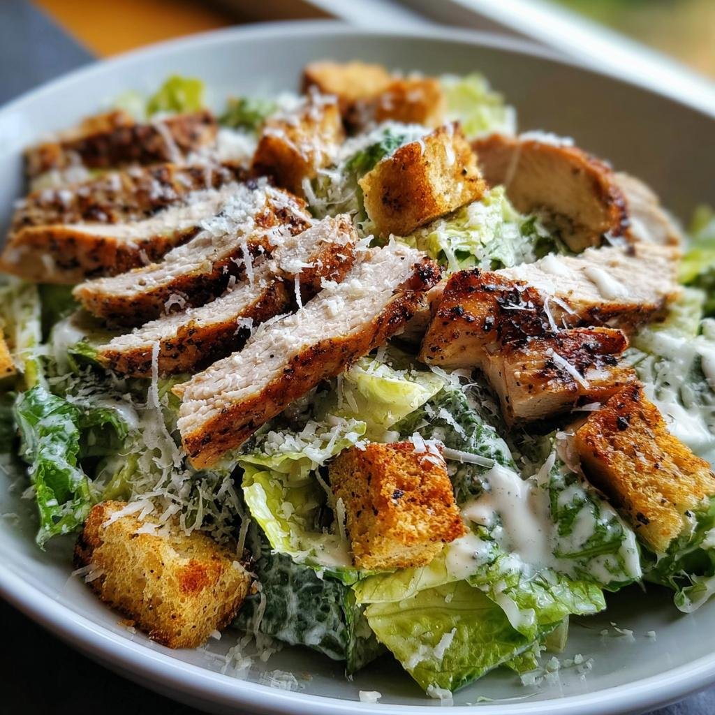 Caesar Salad mit Hähnchen - Tasty