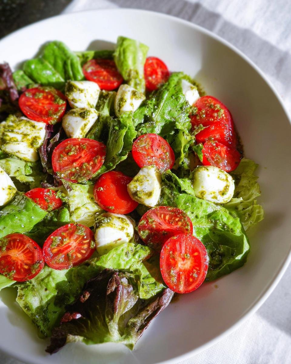 Caprese-Salat mit Pesto-Dressing - Other 1