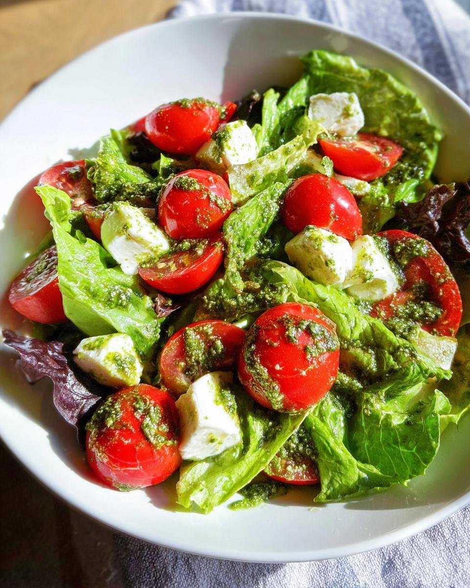 Caprese-Salat mit Pesto-Dressing - Other 3