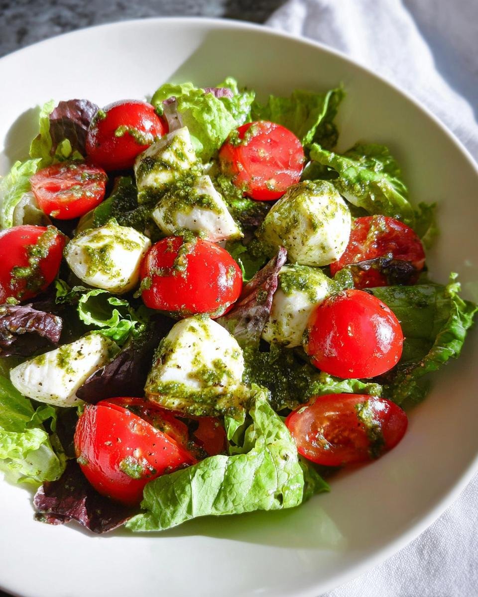 Caprese-Salat mit Pesto-Dressing - Other 4