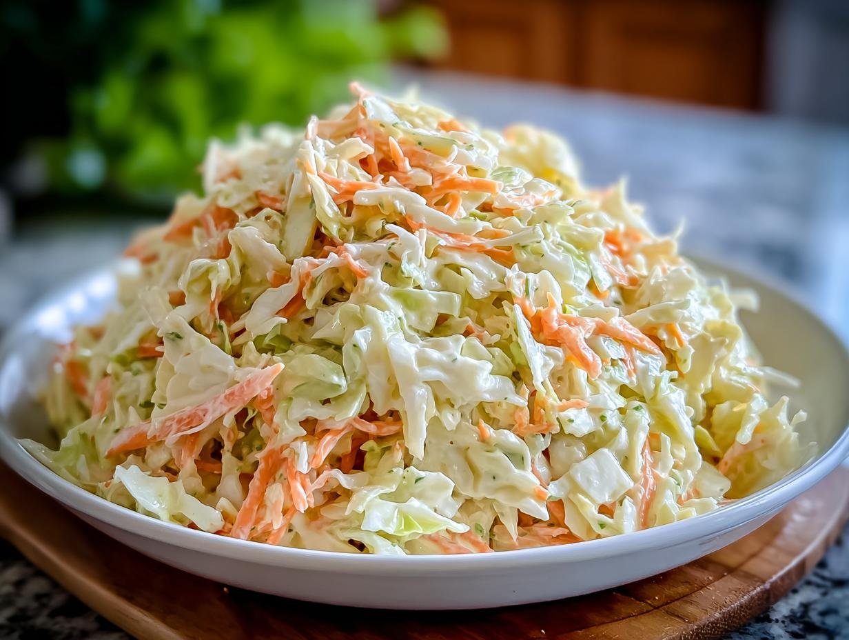 Glückliches Coleslaw wie im Diner: 1 Trick