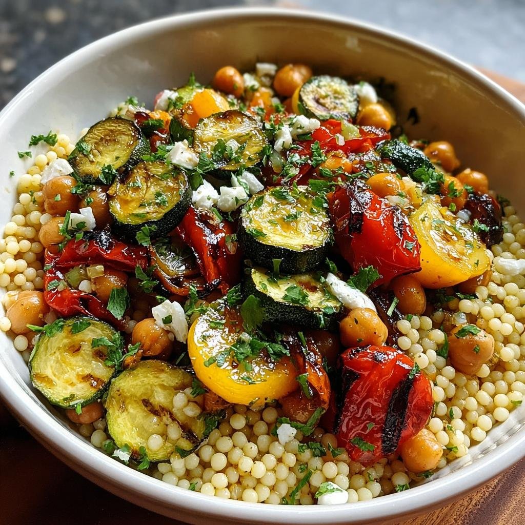Couscous-Bowl mit Kichererbsen & Gemüse - Tasty