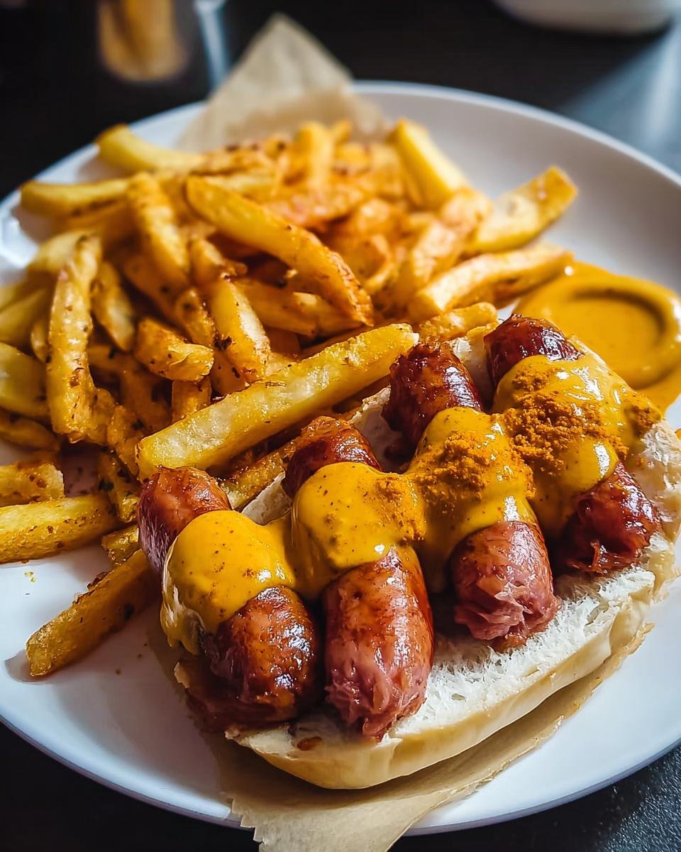 Currywurst aus dem Ofen mit Pommes - Other 3