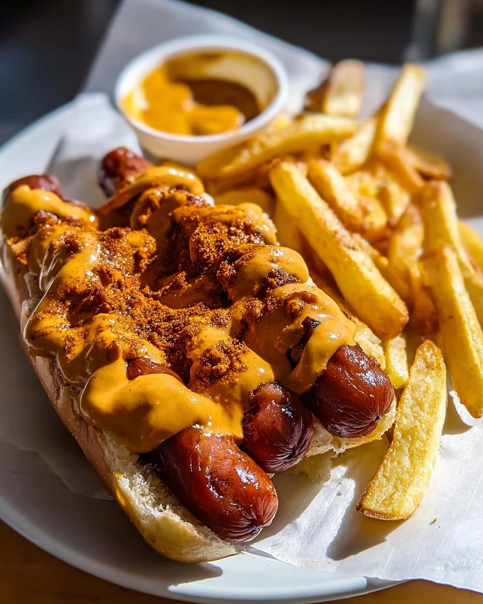 Currywurst aus dem Ofen mit Pommes - Other 4