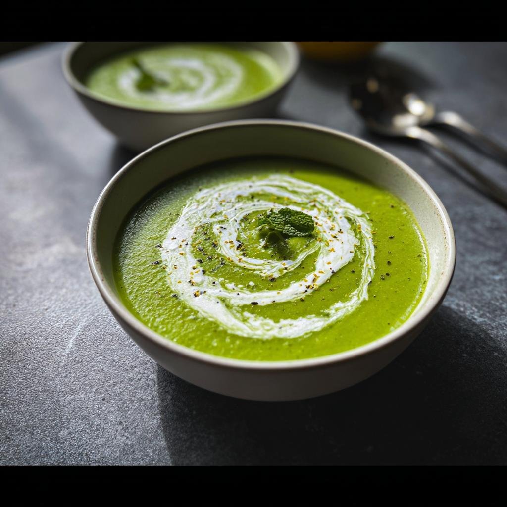 Erbsensuppe mit Minze - Tasty