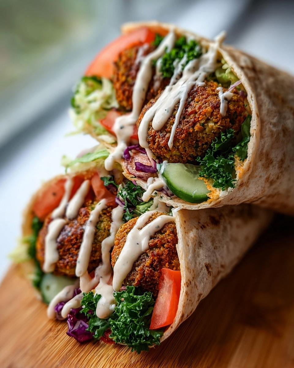 Falafel im Wrap mit Tahini-Sauce - Other 4