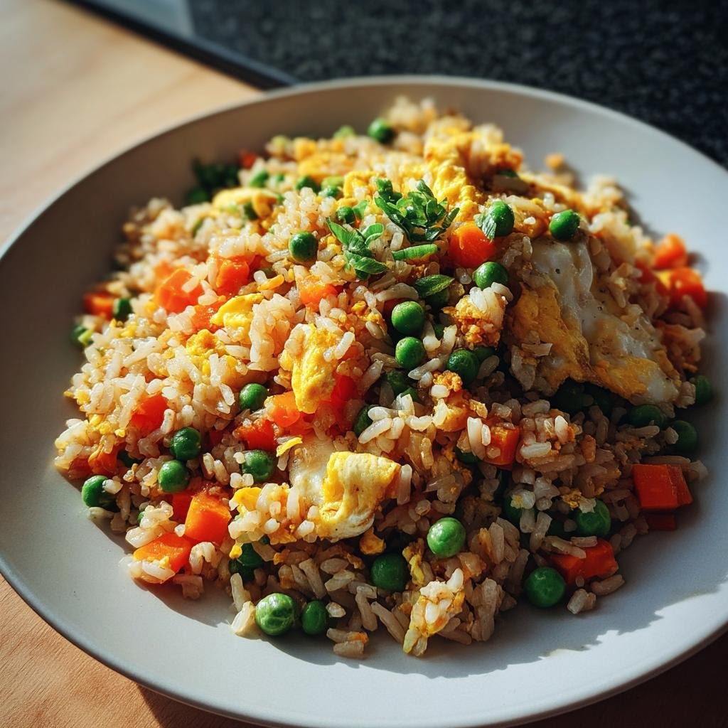 Gebratener Reis mit Ei & Gemüse - Tasty