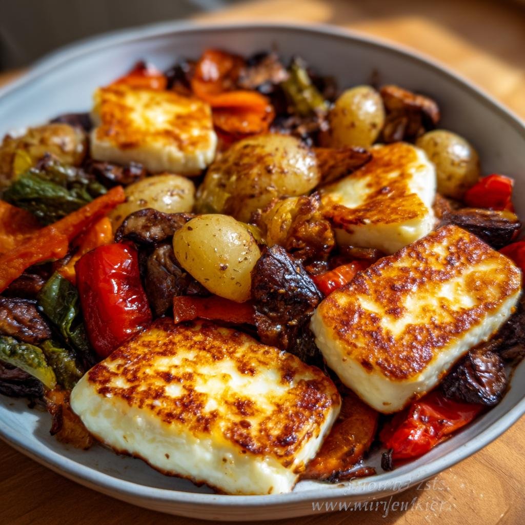 Gemüse-Döner mit Halloumi - Tasty