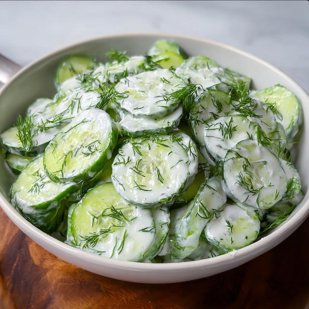 Gurkensalat mit Dill & Sahne - Tasty