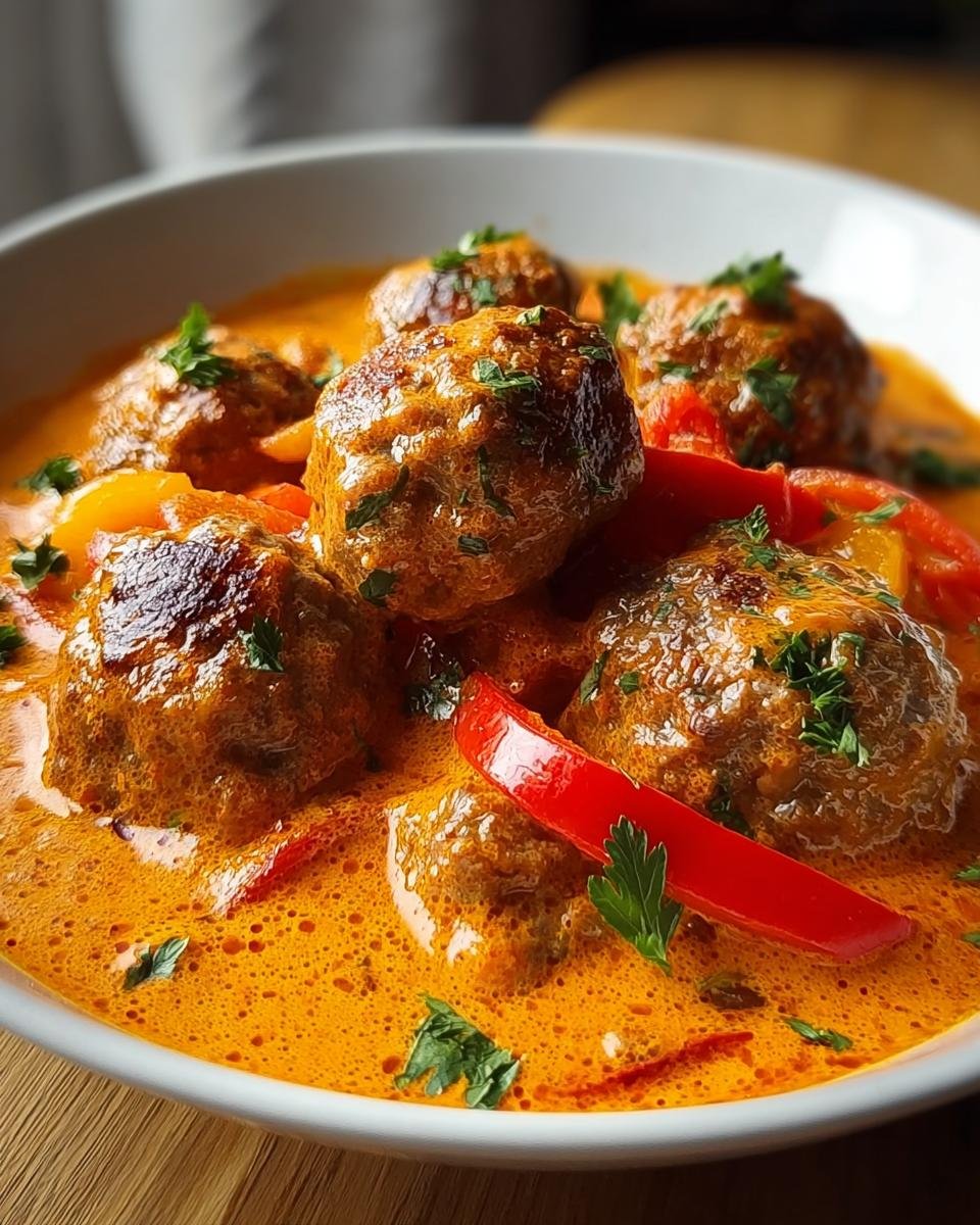 Hackbällchen in Paprikasauce - Other 4