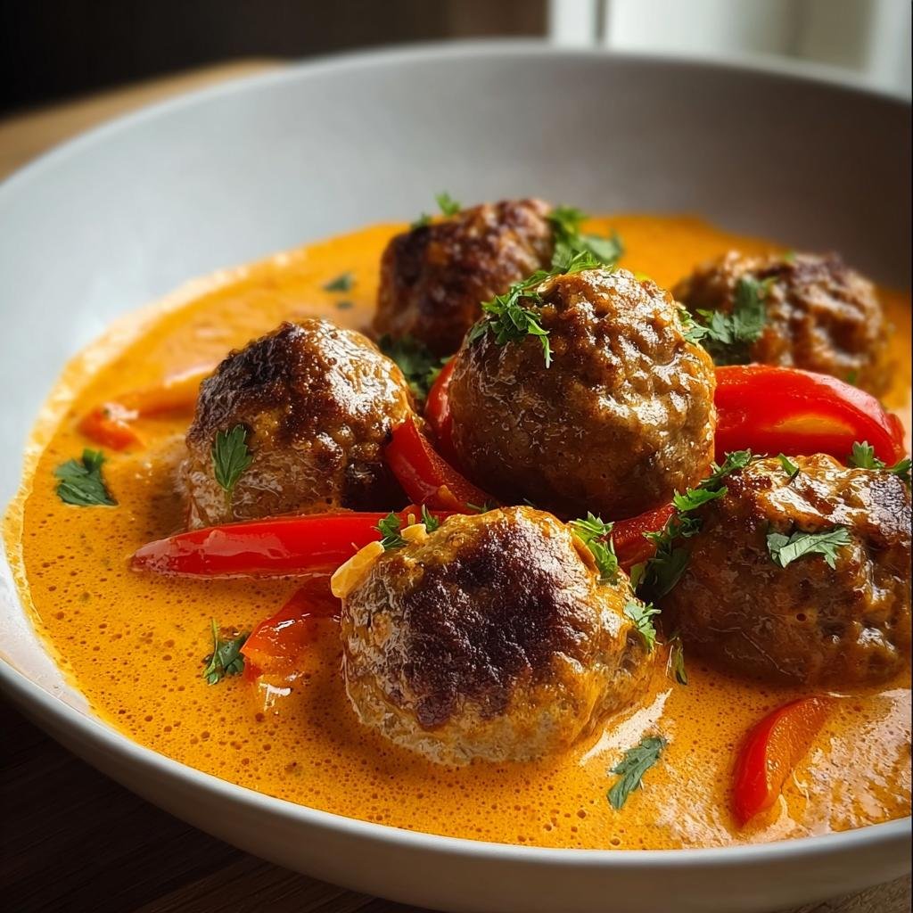 Hackbällchen in Paprikasauce - Tasty