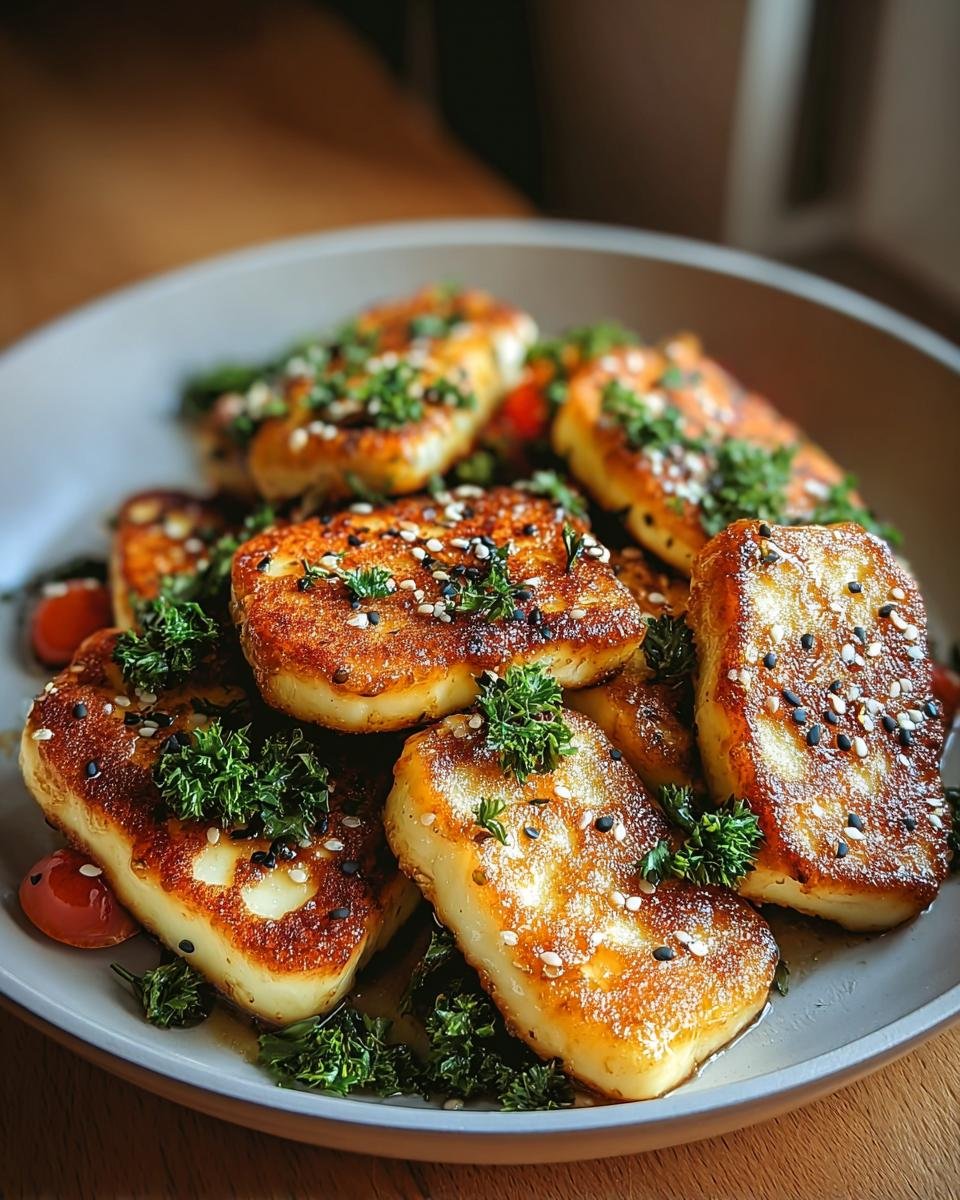 Halloumi-Pfanne mit Honig & Sesam - Other 2