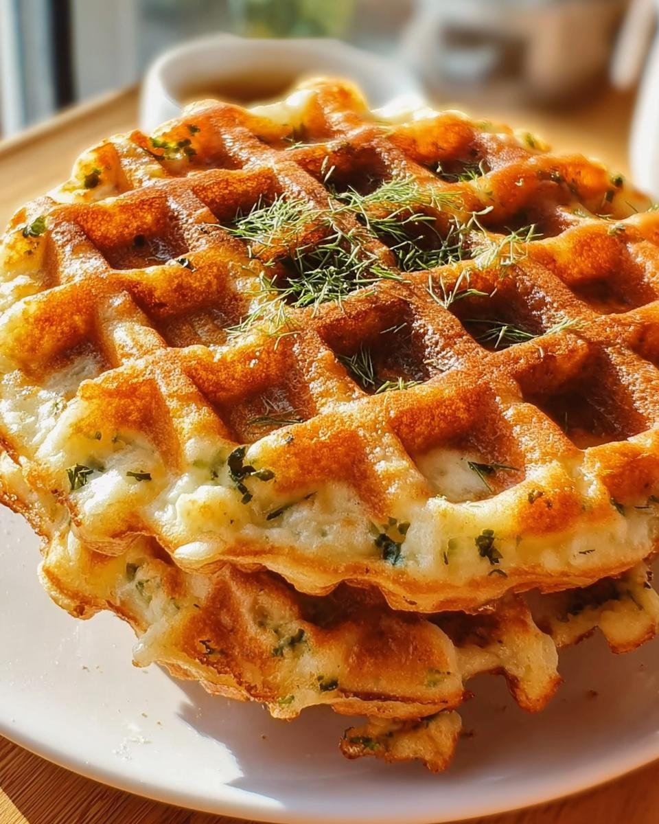 Herzhafte Waffeln mit Käse & Kräutern - Other 1