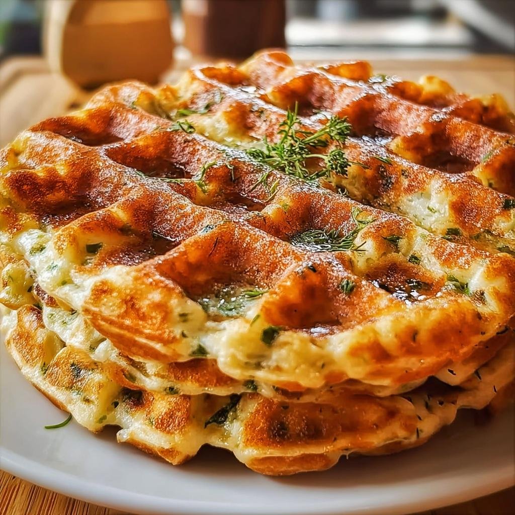 Herzhafte Waffeln mit Käse & Kräutern - Tasty