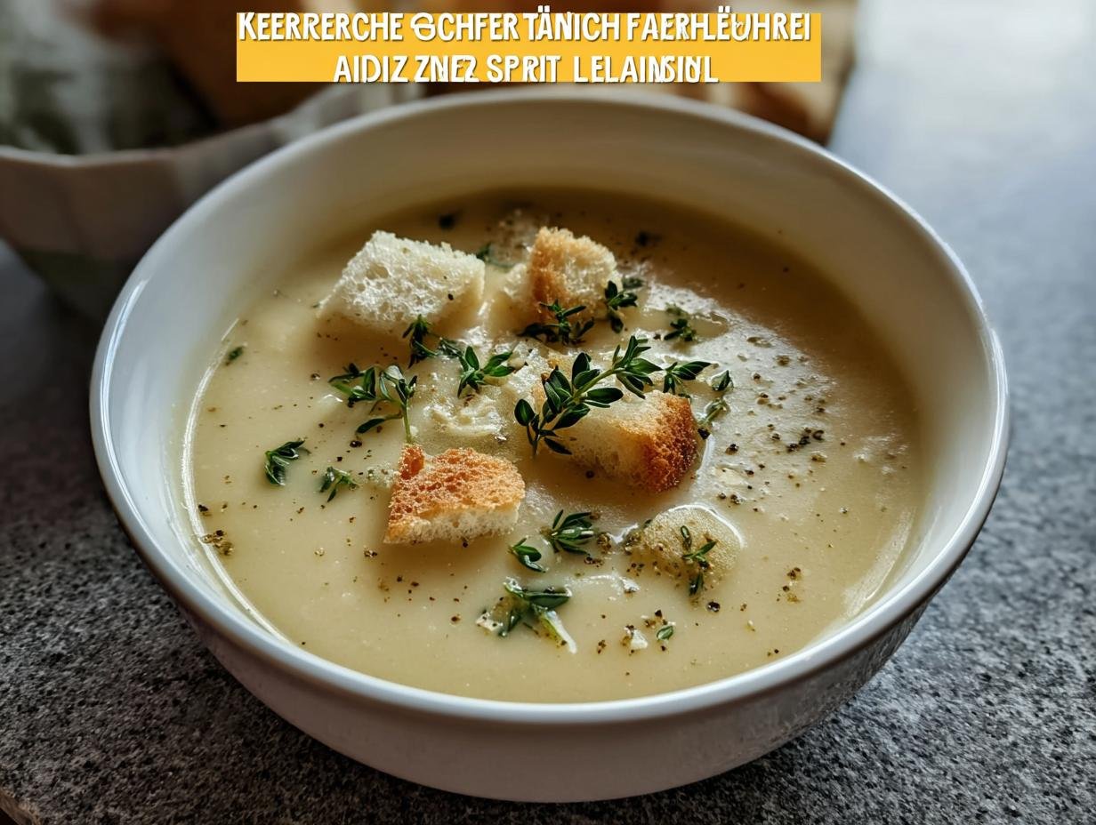 35 Min Kartoffel-Lauch-Suppe Glücksgarantie