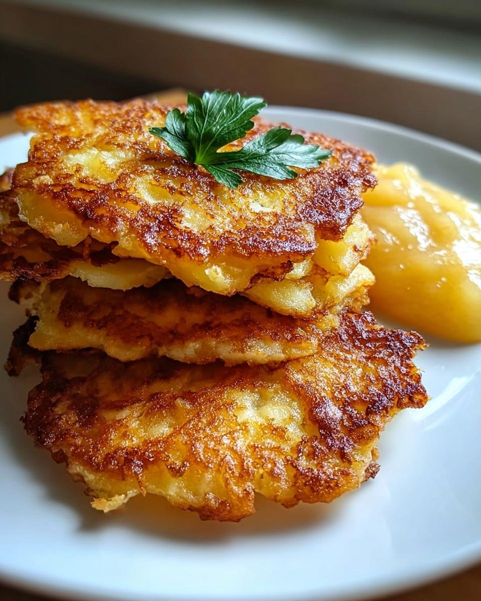 Kartoffelpuffer knusprig mit Apfelmus - Other 1
