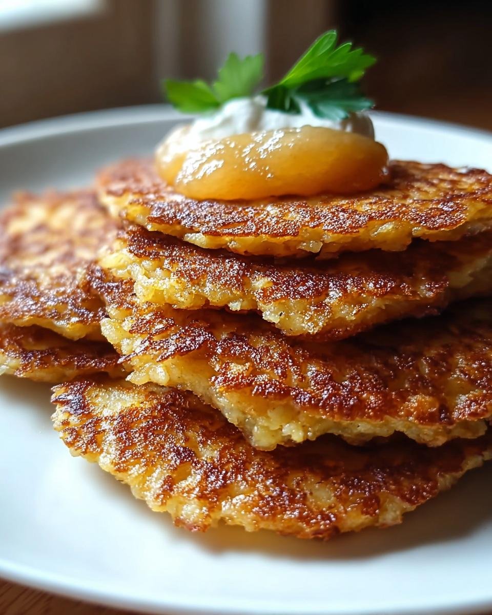 Kartoffelpuffer knusprig mit Apfelmus - Other 3